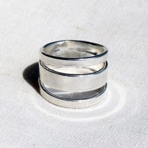 sold out / 3 line silver ring
