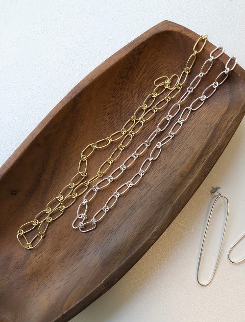 스테디 링크 체인 목걸이 steady link chain necklace
