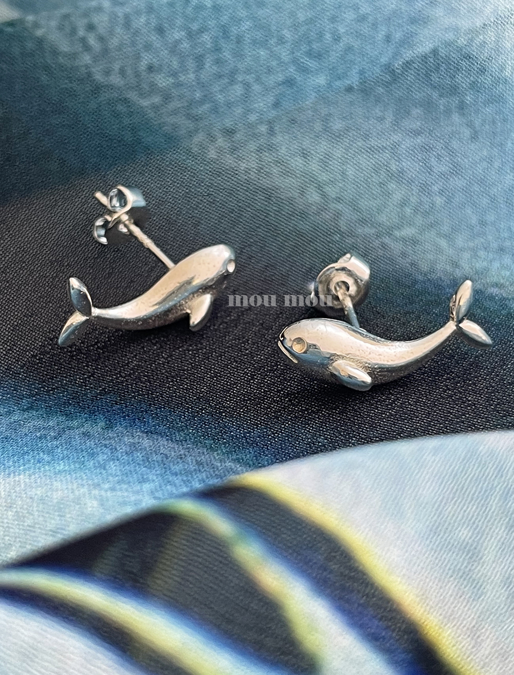 고래 귀걸이 whales earring
