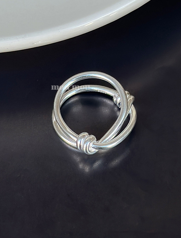 더블 노트 와이어 링 double knot wire ring