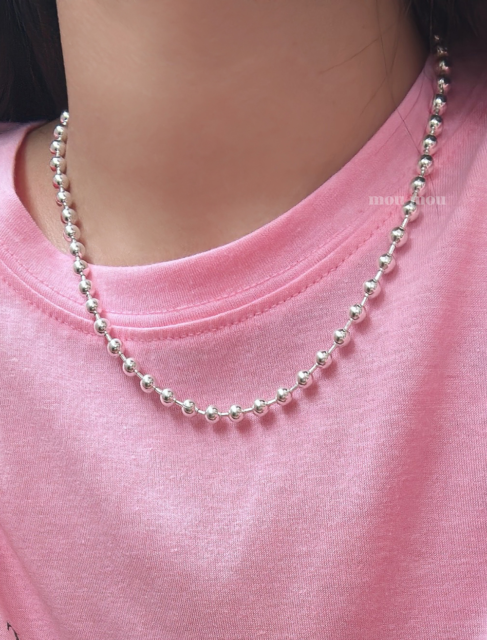 5 mm 볼 목걸이 5 mm ball necklace