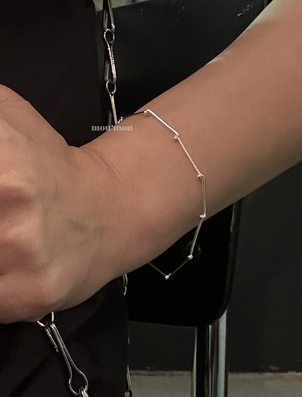 조인트 체인 팔찌 joint chain bracelet