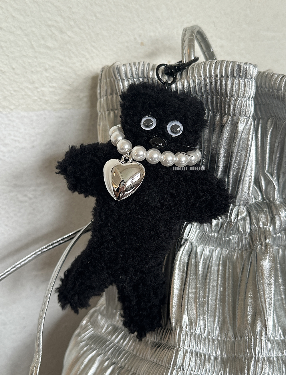 하트 목걸이 고양이 키 링 heart necklace cat key ring