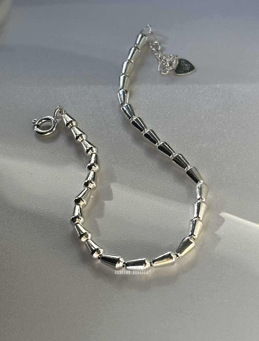 실린더 체인 팔찌 cylinder chain bracelet