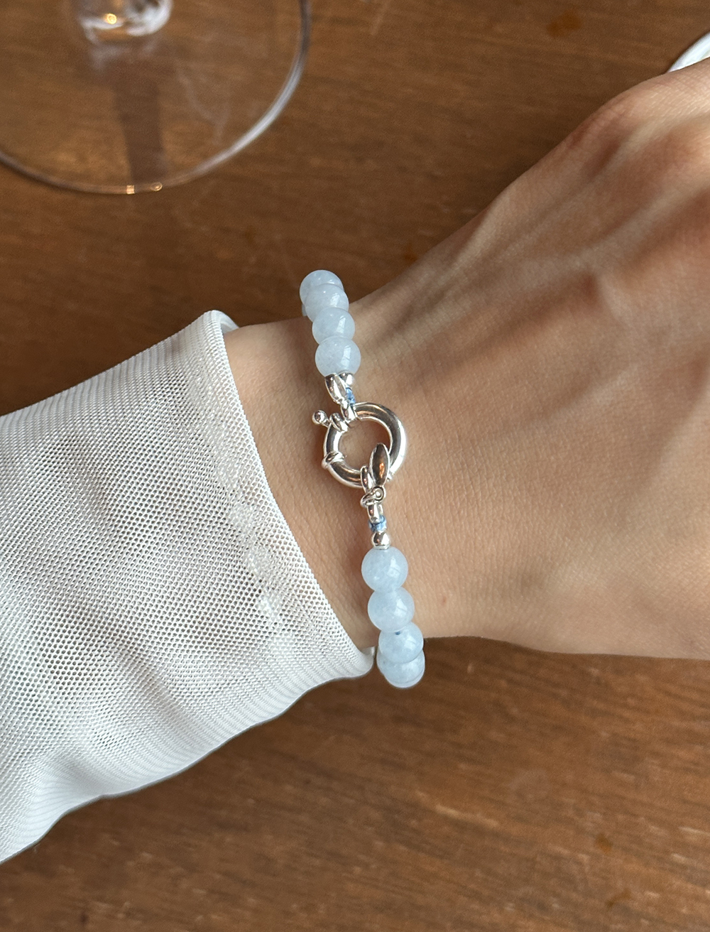아쿠아마린 팔찌 aquamarine bracelet