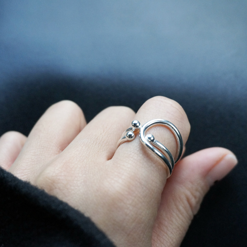 sold out / 2way silver ring