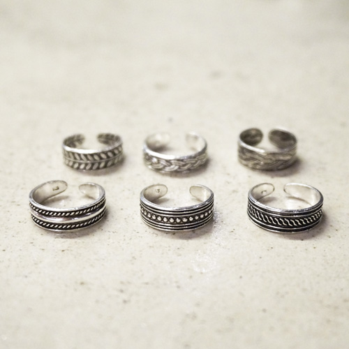 실버 너클링 마디반지 토우링 silver knuckle rings Ⅱ - 6 types -