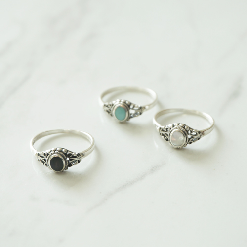 엔틱 원석 반지 antique gemstone ring -3 types -