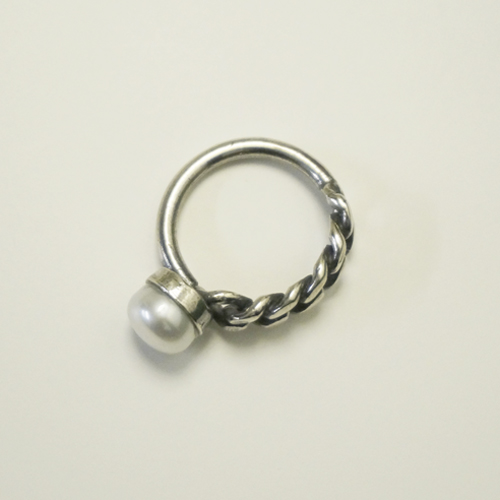sold out / pearl chain ring - 2 types