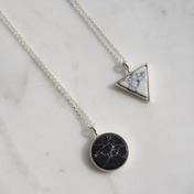 marble pendant necklace
