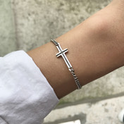 십자가 체인 팔찌 cross chain bracelet