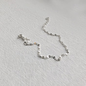 이태리 실버 체인 팔찌 Italy silver chain bracelet