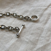 토글 링크 체인 팔찌 toggle linked chain bracelet