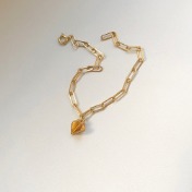 하트 하트 체인 팔찌 heart heart chain bracelet