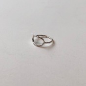 와이어 타원 반지 wire oval ring
