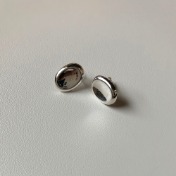 오벌 솝 귀걸이 oval soap earring