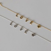 LOVE 레터링 팔찌 LOVE lettering bracelet