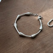 물방울 체인 팔찌 large drop chain bracelet