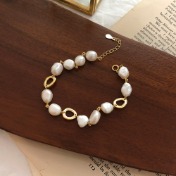 써클 담수진주 팔찌 circle fresh pearl bracelet