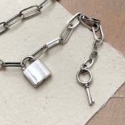 키 앤 락 팔찌 key and lock bracelet