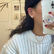 허그 이어링 hug earring