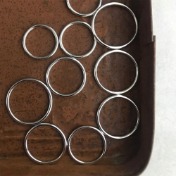 1.5 mm 베이직 실버 링 basic silver ring 1.5 mm