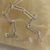 데일리 클립 체인 팔찌 daily clip chain bracelet