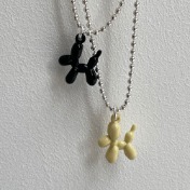 글로시 퍼피 목걸이 glossy puppy necklace
