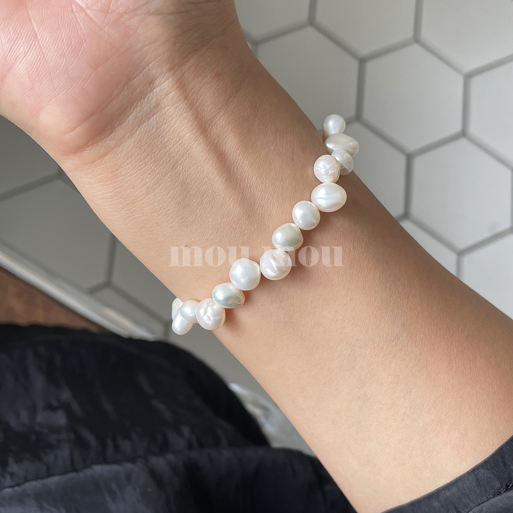 어글리 담수진주 팔찌 ugly fresh-water pearl bracelet