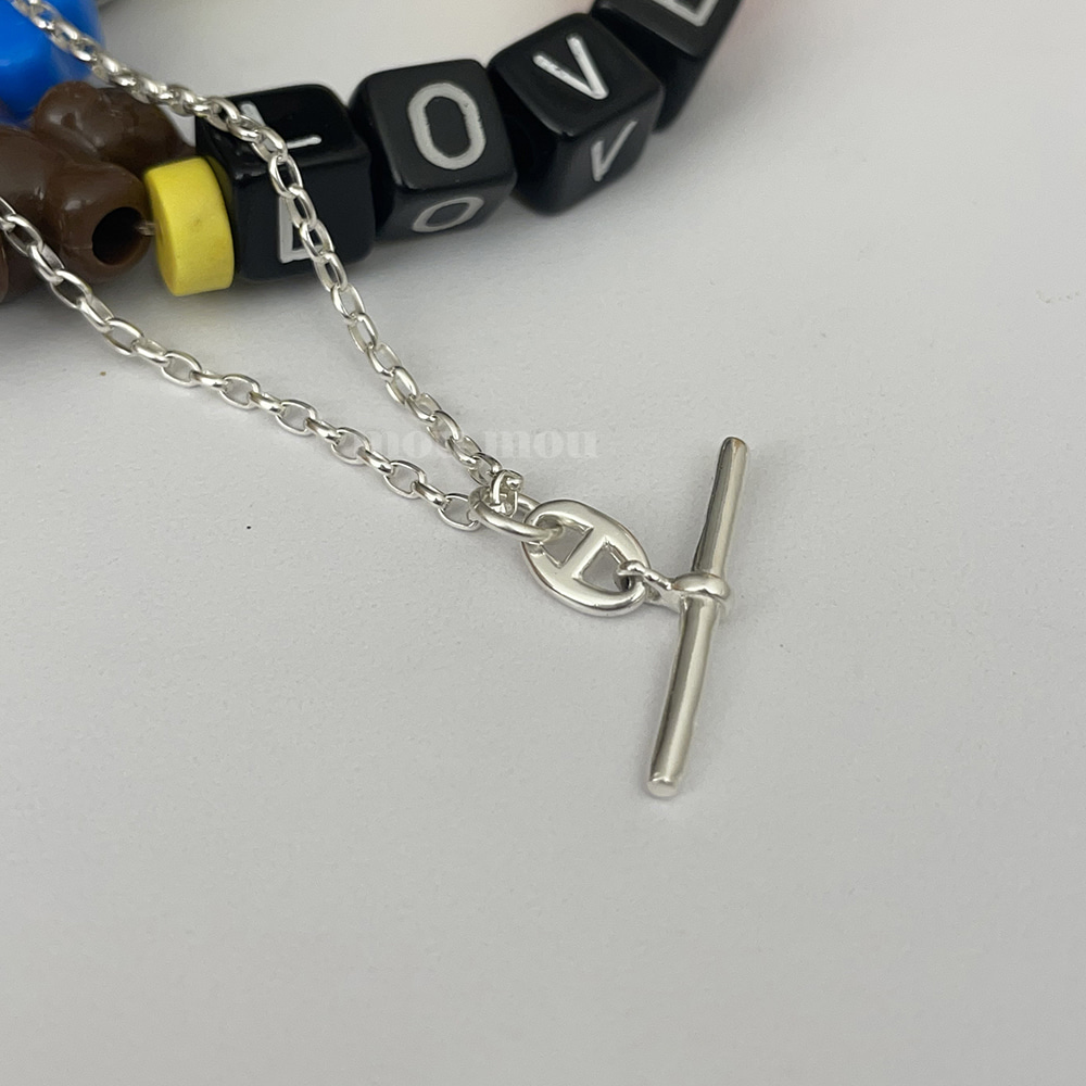 샹달 스틱 목걸이 chaine d&#039;ancre stick necklace