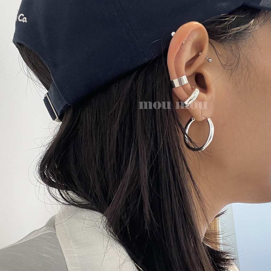 3 X 2.5  링 귀걸이 3 X 2.5 hoop earring