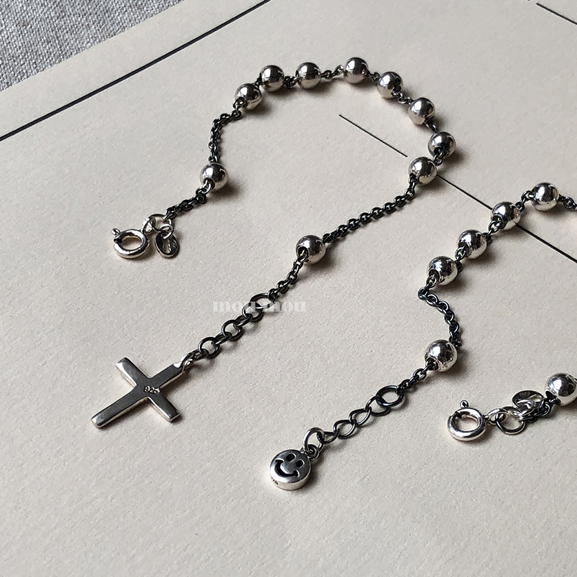 5 mm 볼 로자리 팔찌 rosary bracelet
