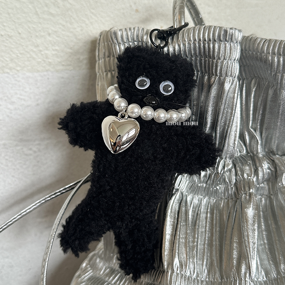 하트 목걸이 고양이 키 링 heart necklace cat key ring