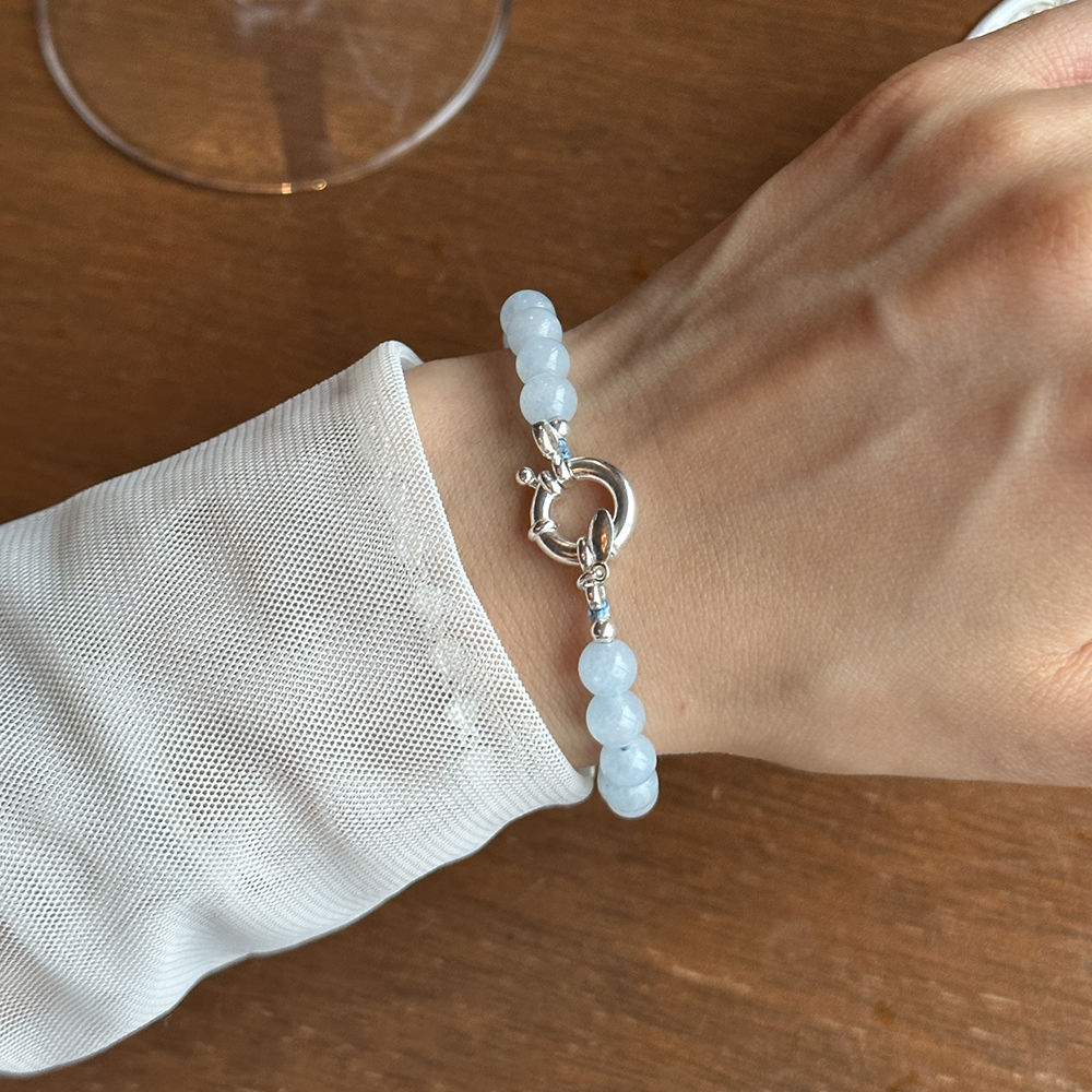 아쿠아마린 팔찌 aquamarine bracelet