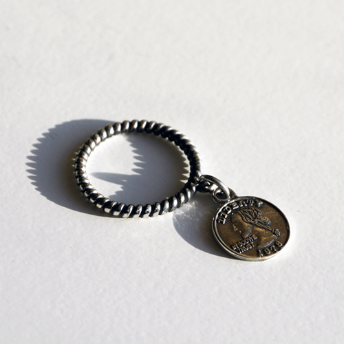 silver _ COIN ring