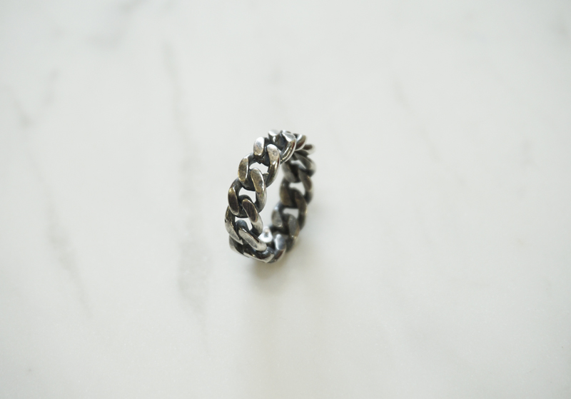 silver _ BOLD chain ring