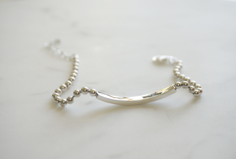 silver _ BAR bracelet 3