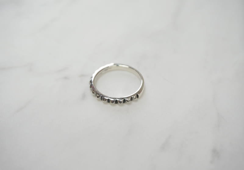 silver _ STUD ring