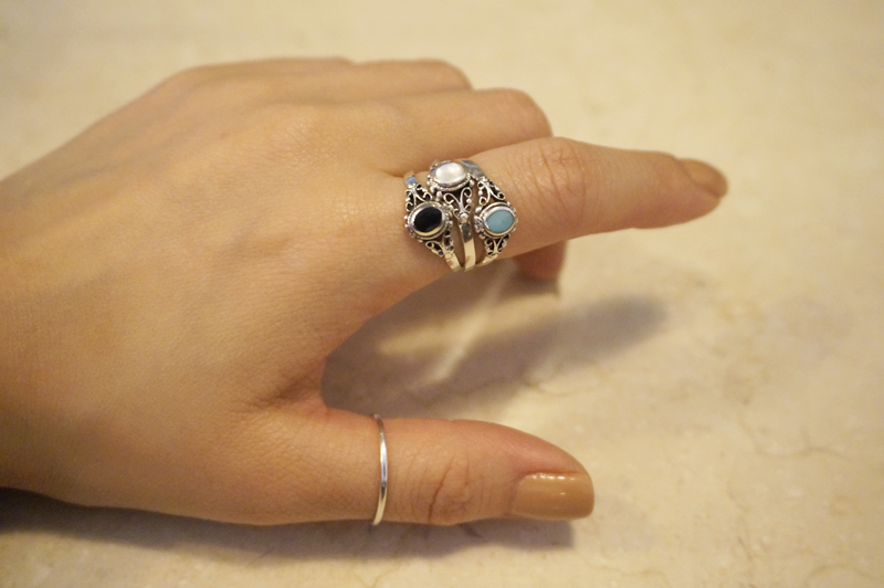 엔틱 원석 반지 antique gemstone ring -3 types -