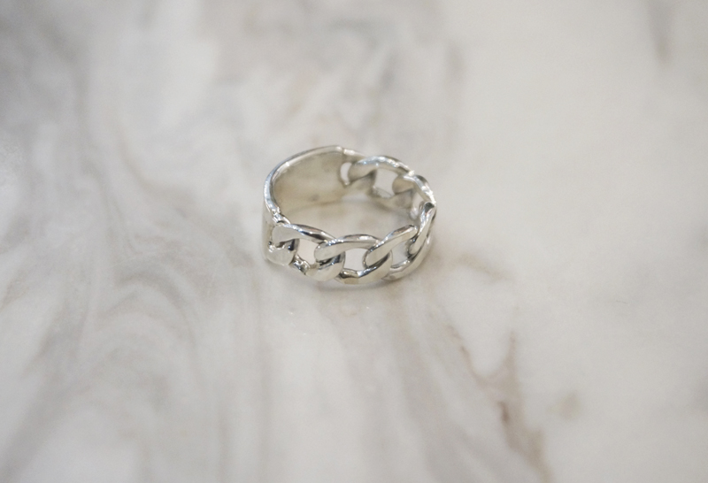 silver _ half chain ring 2