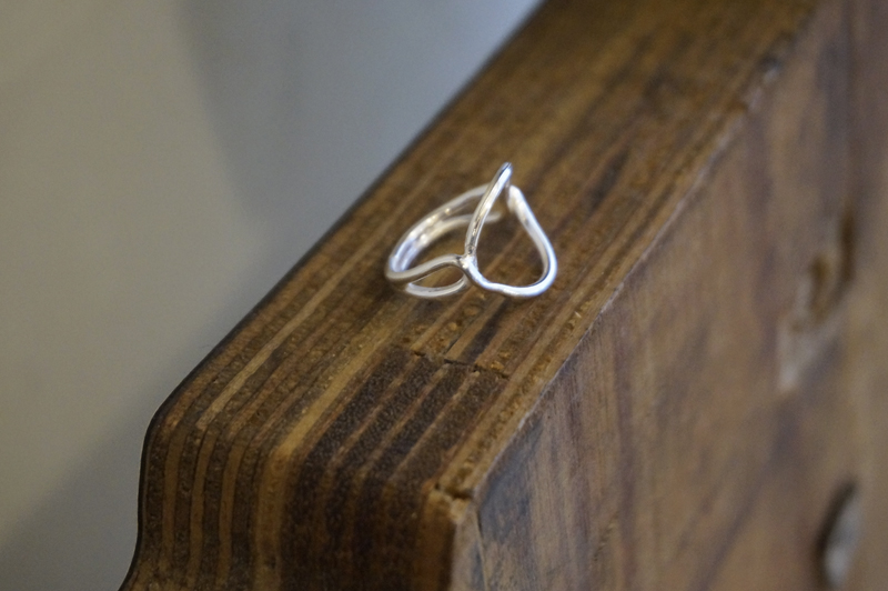 silver _ circle wire ring